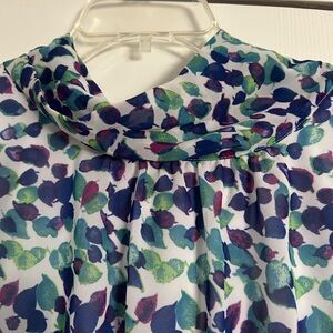 DRESS Purple print sleeveless dress from Dress Barn dress size 18W
